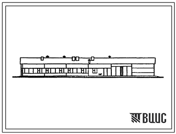 Фасады Типовой проект 803-9-29.84 Здание подсобно-вспомогательного назначения для овцеферм на 10-15 тыс.маток (стены панельные).