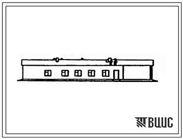 Фасады Типовой проект 803-9-26.84 Здание подсобно-вспомогательного назначения для овцеферм на 5-9 тыс.маток (стены кирпичные).