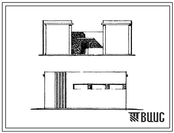 Фасады Типовой проект 416-7-125 Автомобильные весы грузоподъемностью 30 т на два проезда (со сборными железобетонными элементами)