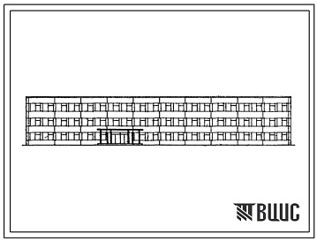 Фасады Типовой проект 416-3-3/70 Универсальное 3-этажное здание для размещения инженерных корпусов, проектно-конструкторских бюро, административных помещений.