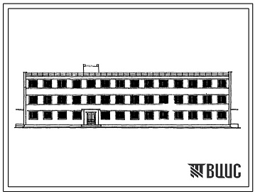 Фасады Типовой проект 416-4-38 Служебно-бытовые помещения для локомотивных бригад на 500 человек с ограниченными условиями отдыха.