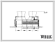 Фасады Типовой проект 901-6-66 Градирня с вентиляторами 1ВГ104 пленочная с секциями площадью 324 м.кв со стальным каркасом