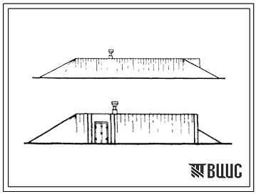 Фасады Типовой проект 411-9-1/75 Желудехранилище емкостью 15-20 т.