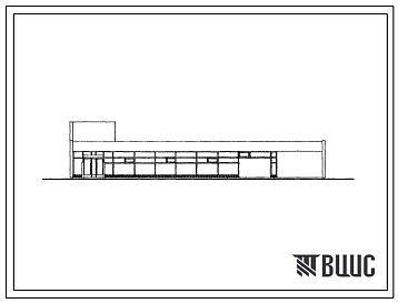 Фасады Типовой проект 274-33-3с Продовольственный магазин на 18 рабочих мест с промтоварным отделом на 3 рабочих места. Для строительства в районах с сейсмичностью 7-8 баллов. Стены из кирпича