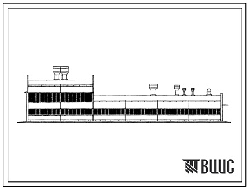 Фасады Типовой проект 501-83 Служебно-производственное здание для сетевого района (со штатом 30 человек).