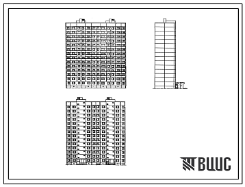 Фасады Типовой проект П46-2/12В 12-ти этажный с двумя дополнительными этажами на 110 квартир