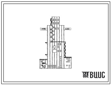 Фасады Типовой проект 702-46 Рабочее здание типа рзм-5х175 хлебоприемного элеватора емкостью 100 тыс.т.