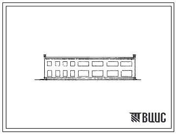 Фасады Типовой проект 816-127 Центральная ремонтная мастерская для хозяйств с парком 25 тракторов.