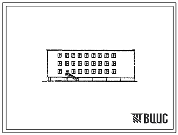 Фасады Типовой проект 63-1-82 (Б.Ш. (5329) Штаб типа 1