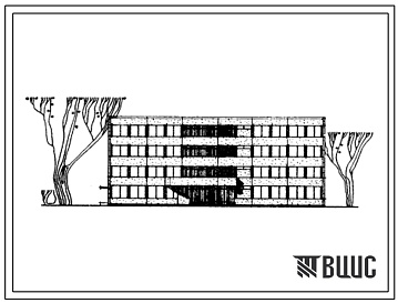 Фасады Типовой проект 416-1-60 Здание административно-бытовое межотраслевого назначения для 1 и 2 групп производственных процессов на 1200 человек