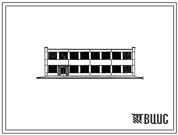 Фасады Типовой проект 416-1-56 Административно-бытовое здание на 100 человек для ремонтных цехов системы «Сельхозтехника»