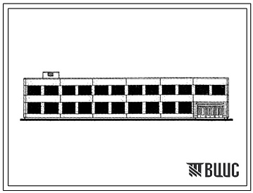 Фасады Типовой проект 416-1-57 Административно-бытовое здание на 150 человек для ремонтных цехов системы «Сельхозтехника»