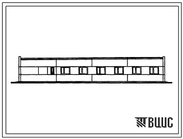 Фасады Типовой проект 416-1-131 Блок производственных и бытовых помещений для сооружения по подготовке навозных стоков на орошение