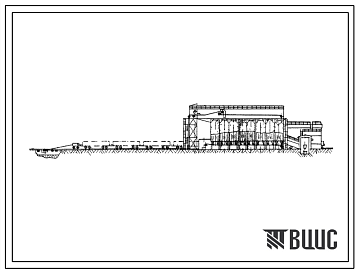 Фасады Типовой проект 409-29-40 Прирельсовый автоматизированный силосный склад заполнителей емкостью 4 тыс. м3 с приемными устройствами и конвейерной системой подачи