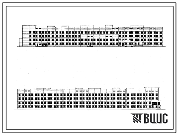 Фасады Типовой проект 252-2-10 Главный корпус роддома на 130 коек