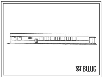 Фасады Типовой проект 603-88.87 Здание аварийно-профилактической службы для РРЛ