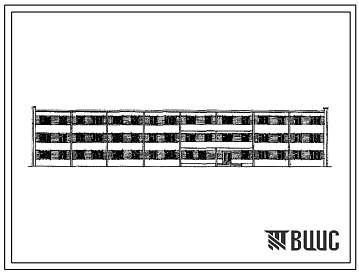 Фасады Типовой проект 164-12-133/73 Общежитие на 150 мест со стенами из кирпича