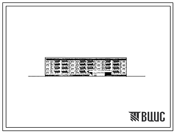Фасады Типовой проект 161-76-60сп/1 Четырехэтажное общежитие для рабочих и служащих на 200 и 400 мест с блоком обслуживания. Для строительства в IVА и IVГ климатических подрайонах сейсмичностью 8 баллов, на грунтах II типа просадочности.