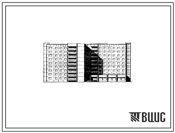Фасады Типовой проект 161-97-21/1 9-этажное крупнопанельное общежитие на 600 мест