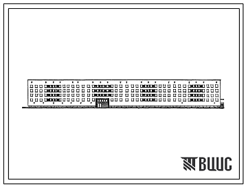 Фасады Типовой проект 164-80-27м 4-этажное 4-секционное общежитие на 524 места со стенами из кирпича для строительства в 1 строительно-климатической зоне в районах с вечномерзлыми грунтами.