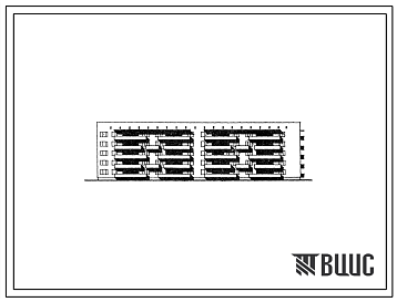 Фасады Типовой проект 114-67-2С/73 Пятиэтажный четырехсекционный жилой дом на 45 квартир (однокомнатных 1Б-5, двухкомнатных 2Б-15, трехкомнатных 3Б-20, четырехкомнатных 4Б-5). Для строительства в 3 климатическом районе сейсмичностью 7 баллов