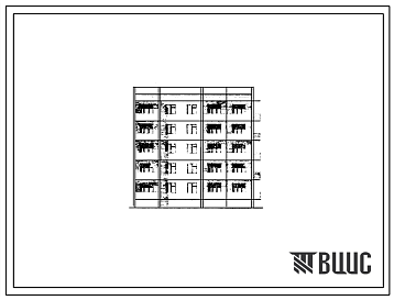 Фасады Типовой проект 96-043п/1 Блок-секция пятиэтажная 15-квартирная угловая правая (однокомнатных 1Б — 5, двухкомнатных 2Б — 5, трехкомнатных 3Б — 5). Для строительства в г.Волгодонске на грунтах II типа просадочности.