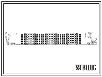 Фасады Типовой проект 1-434С-36 Пятиэтажный шестисекционный жилой дом на 70 квартир (двухкомнатных  10, трехкомнатных  40, четырехкомнатных  20).
