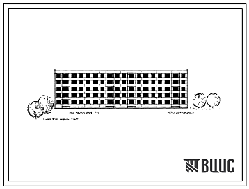 Фасады Типовой проект 1-434С-28/71 5-этажный 4-секционный дом на 40 квартир для строительства в Белорусской ССР.