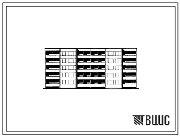 Фасады Типовой проект 88-019/1 Пятиэтажная рядовая с торцовым окончанием блок-секция на 30 квартир (двухкомнатных 2Б — 20, четырехкомнатных 4Б -10). Для строительства во IIВ климатическом подрайоне Белорусской ССР.