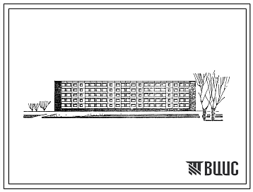 Фасады Типовой проект 1-464Ли-17/4 Пятиэтажный четырехсекционный крупнопанельный жилой дом на 60 квартир (двухкомнатных  35, трехкомнатных  20, четырехкомнатных  5).