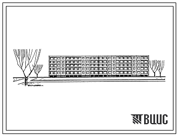 Фасады Типовой проект 1-464Ли-17/3 Пятиэтажный четырехсекционный крупнопанельный жилой дом на 60 квартир (двухкомнатных  35, трехкомнатных  20, четырехкомнатных  5).