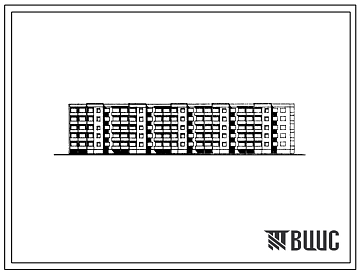 Фасады Типовой проект 1-464ЛИ-А16П Пятиэтажный пятисекционный дом на 75 квартир (однокомнатных – 15, двухкомнатных – 35, трехкомнатных – 20, четырехкомнатных 5). Секционный дом для строительства во 2В климатическом подрайоне Литовской ССР