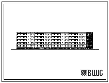 Фасады Типовой проект 1-464ЛИ-К17/2П Пятиэтажный четырехсекционный дом на 60 квартир (однокомнатных – 5, двухкомнатных – 35, трехкомнатных – 15, четырехкомнатных – 5). Для строительства во 2В климатическом подрайоне Литовской ССР