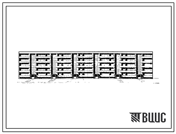Фасады Типовой проект 1-467АС-5 Пятиэтажный шестисекционный крупнопанельный жилой дом на 70 квартир.