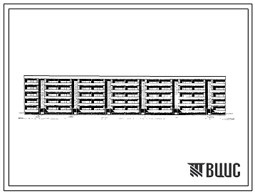 Фасады Типовой проект 1-467АС-6 Пятиэтажный шестисекционный крупнопанельный жилой дом на 60 квартир.