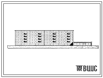 Фасады Типовой проект 1-467АС-3 Пятиэтажный четырехсекционный жилой дом на 55 квартир.