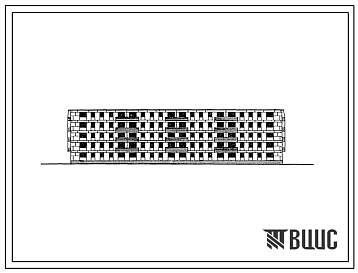 Фасады Типовой проект 1У-438АП-36б Пятиэтажный четырехсекционный жилой дом на 80 квартир со стенами из крупных легкобетонных блоков.