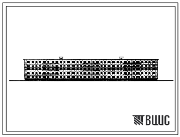 Фасады Типовой проект 1у-438АВ-34К  Пятиэтажный шестисекционный жилой дом на 100 квартир со стенами из крупных кирпичных блоков и кирпича.