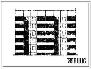 Фасады Типовой проект 105-049с/1 Пятиэтажная блок-секция рядовая с торцевым окончание на 20 квартир (двухкомнатных 2Б-10, трехкомнатных 3Б-10). Для строительства в 4 климатическом районе Киргизской ССР сейсмичностью 9 баллов