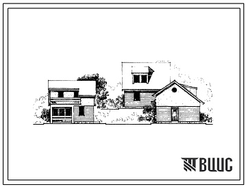 Фасады Типовой проект 185-000-80с Мансардный четырехкомнатный летний садовый домик
