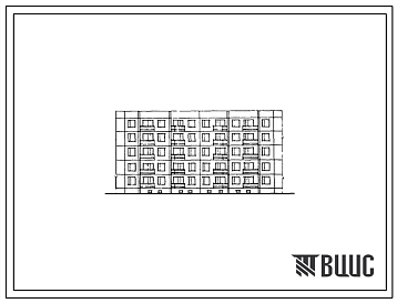 Фасады Типовой проект 83-08 Пятиэтажная блок-секция рядовая на 30 квартир (однокомнатных 1Б-10; двухкомнатных 2Б-12; трехкомнатных 3А-8) с шагом поперечных стен 3,0 и 6,0 м, для строительства в 1В климатическом подрайоне, 2 и 3 климатических районах. С наружными