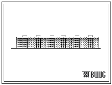 Фасады Типовой проект 111-72-3С Пятиэтажный шестисекционный дом на 127 квартир (однокомнатных 1А-11, однокомнатных 1Б-10, двухкомнатных 2Б-58, трехкомнатных 3Б-39, четырехкомнатных 4Б-9) для строительства в 1А климатическом подрайоне Тувинской АССР с сейсмичност