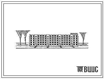 Фасады Типовой проект 1-468Д-3  Пятиэтажный четырехсекционный дом на 60 квартир с наружными стеновыми панелями однорядной разрезки.