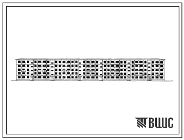 Фасады Типовой проект 1-464А-57 Пятиэтажный крупнопанельный жилой дом на 120 квартир.