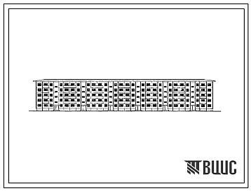 Фасады Типовой проект 1-464АС-15 Пятиэтажный шестисекционный крупнопанельный жилой дом на 90 квартир.
