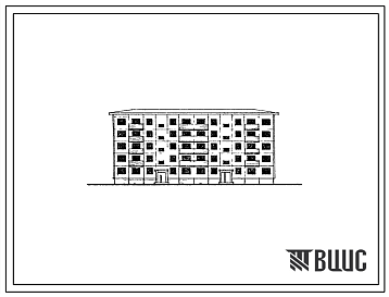 Фасады Типовой проект 1-464АС-18 Пятиэтажный двухсекционный крупнопанельный жилой дом на 40 квартир.