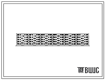 Фасады Типовой проект 1-468Б-4 Пятиэтажный шестисекционный дом на 80 квартир для строительства во 2 и 3 строительно-климатических зонах.
