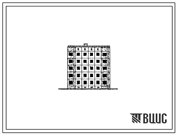 Фасады Типовой проект 138-09с Пятиэтажная рядовая блок-секция на 10 квартир 4 Б.5Б.