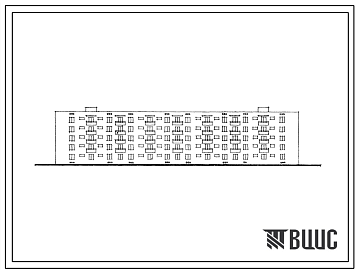 Фасады Типовой проект 114-109-45с Пятиэтажный четырехсекционный жилой дом на 40 квартир.