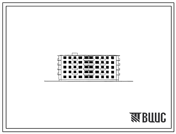 Фасады Типовой проект 1-447ЮС-1/71 5-этажный 2-секционный дом на 30 квартир (однокомнатных-10, двухкомнатных-10, трехкомнатных-10) с поперечными несущими стенами для строительства в 3 климатическом районе с сейсмичностью 7 баллов.
